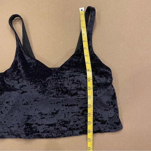 lululemon Special Edition Align Tank Crushed Velvet Black Size 10 - Picture 10 of 11